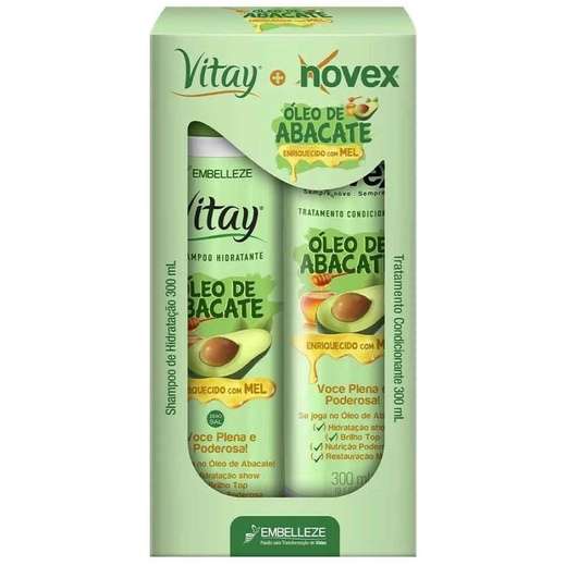 Image_Kit Novex Shampoo e Tratamento Condicionante Vitay Óleo de Abacate