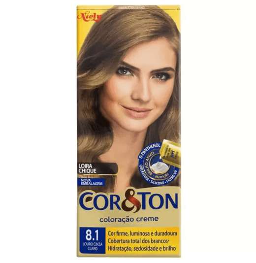Image_Niely Coloração CoreTon 8.1 Louro Cinza Claro 50g