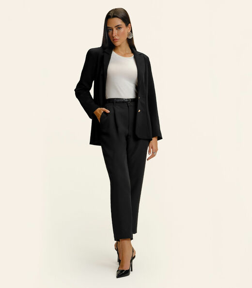 Image_Calça Feminina Cenoura Alfaiataria  Endless Preto