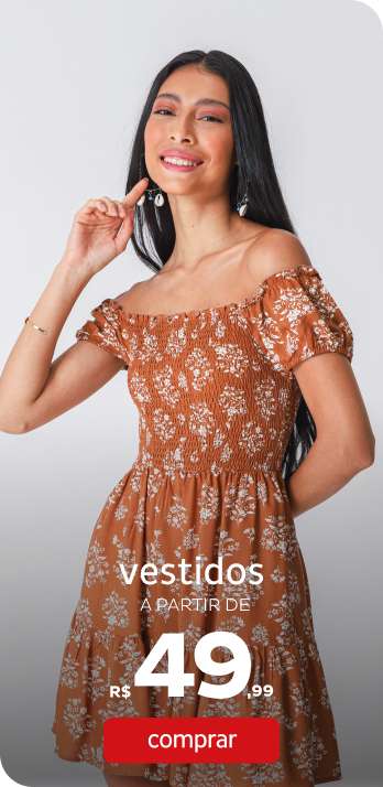 Vestidos a partir de R$49,99 Vestidos a partir de R$49,99