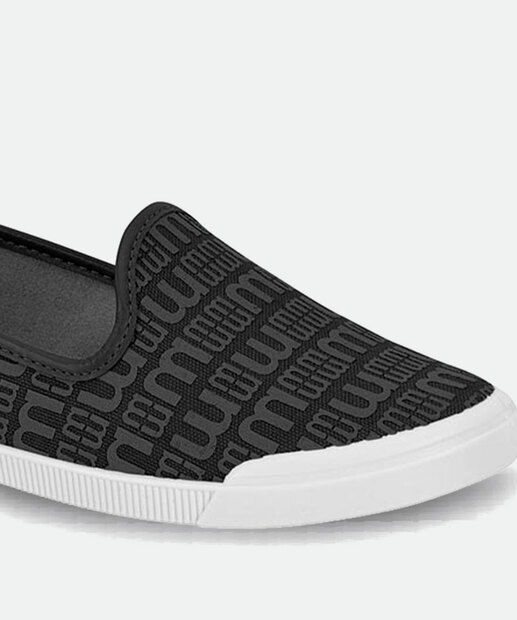 Sapatilha Feminina Slipper Bico Redondo Estampada Moleca