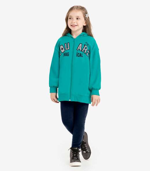 Conjunto jaqueta com legging Rovi Kids Verde