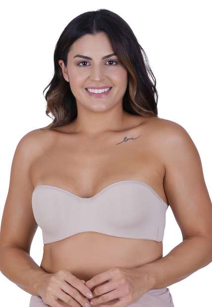 Sutiã Bustier Nest Concept Lingerie Bege