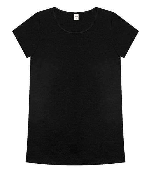 Blusa Básica Alongada Feminina Rovitex Preto