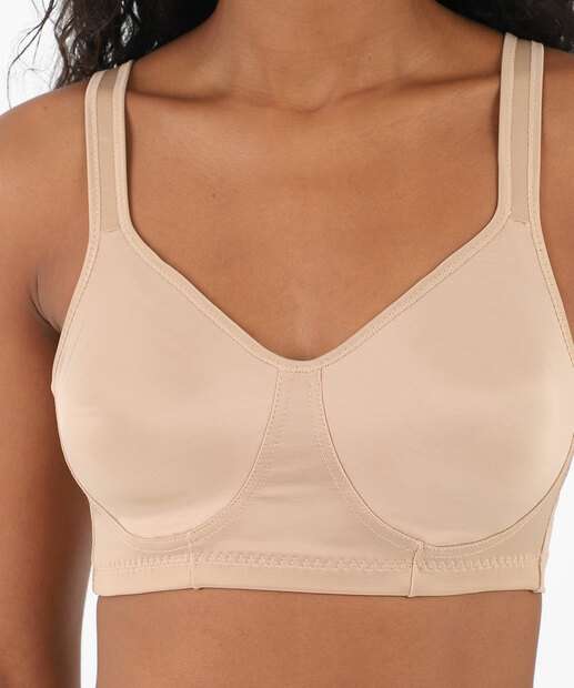 Sutiã Com Base e Com Bojo Delrio Bege