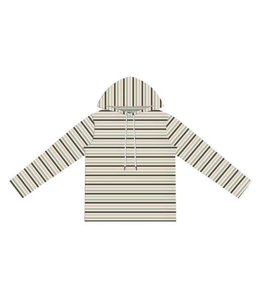 Camiseta Juvenil Masculina Listrada Minty Verde