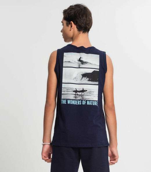 Regata Juvenil Menino Minty Azul