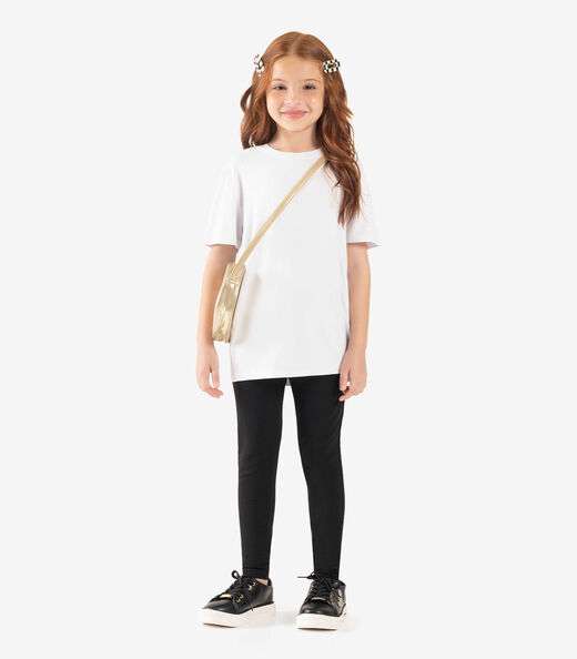 Camiseta Unissex Viscotorcion Rovi Kids Branco