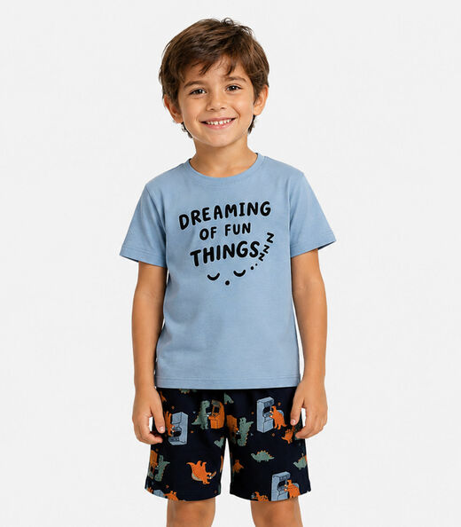 Image_Pijama Infantil Masculino Select Cinza