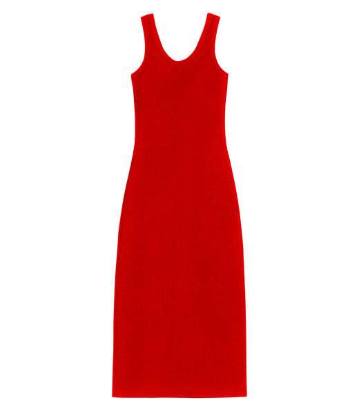 Vestido Midi De Ribana Feminino Endless Vermelho