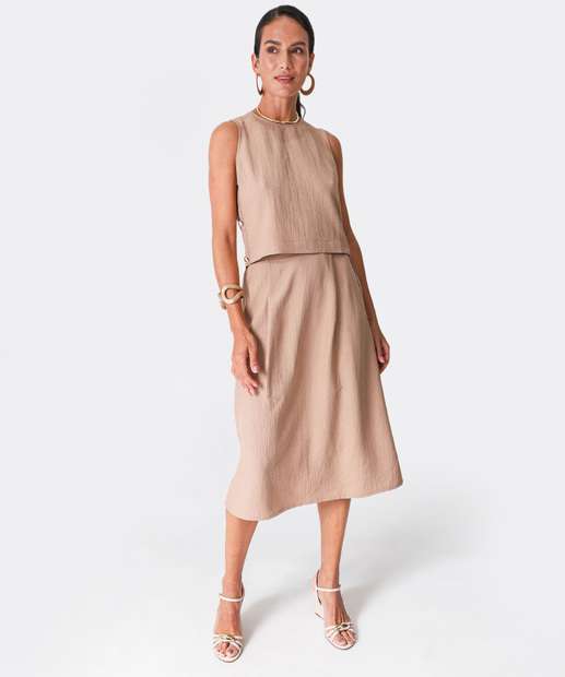 Image_Saia Midi Feminina Crinkle Marisa Bege