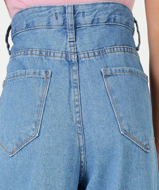 Calça Juvenil Jeans Wide Leg Marisa Tam 10 a 16