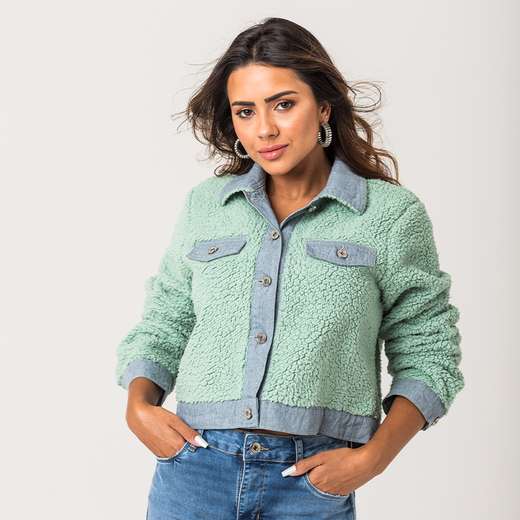 Jaqueta Feminina Teddy Zune