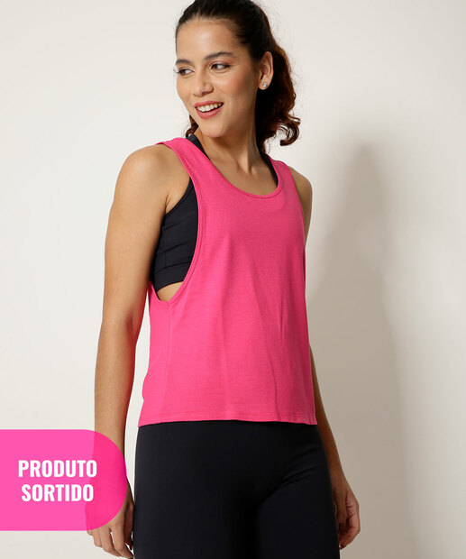 Blusa Regata Sortida Feminina Fitness Marisa
