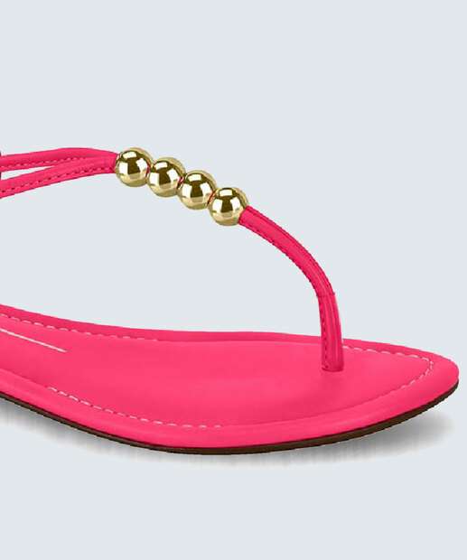 Sandália Feminina Rasteira Moleca 