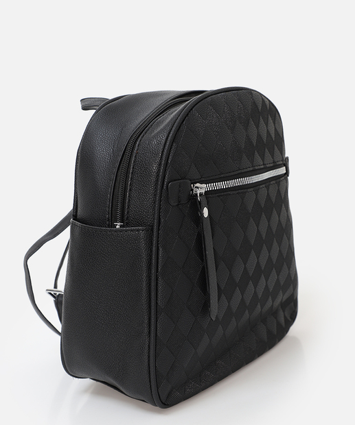 Image_Mochila Feminina Estampada Marisa Preto