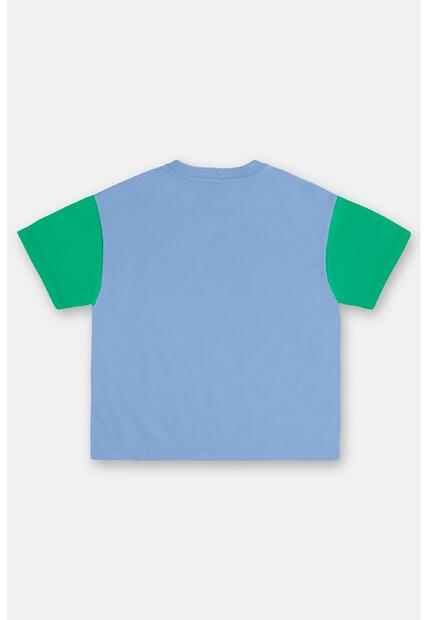 Conjunto Menino Camiseta e Short Três e Já