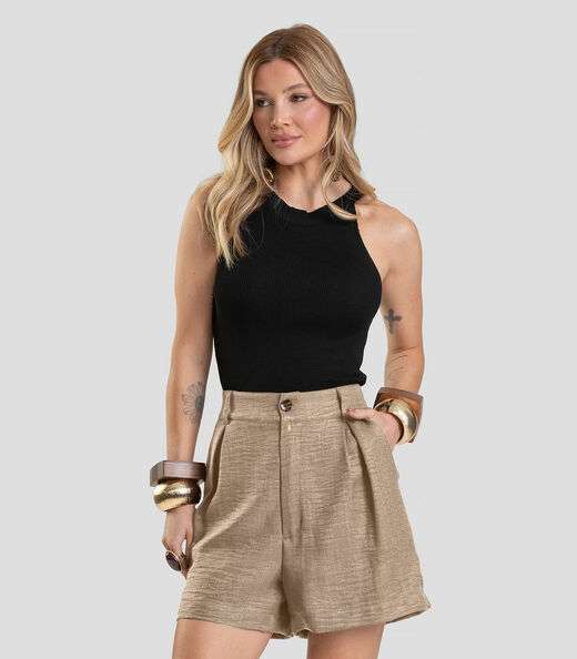 Image_Shorts Feminino em Tecido Dianna Marrom
