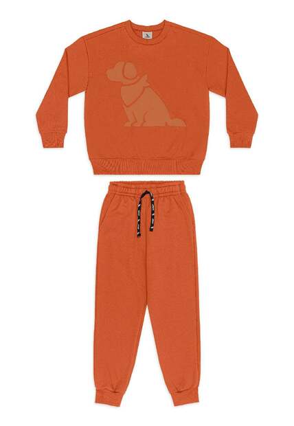 Conjunto Moletom Blusão e Calça Quimby