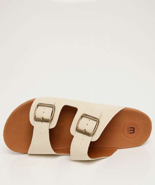 Rasteirinha Feminina Birken Fivelas Marisa