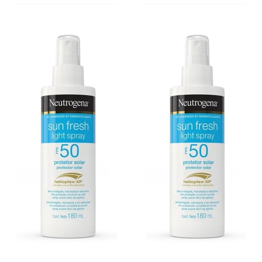 Image_Kit com 2 Unidades de Protetor Solar Facial e Corporal Spray Sun Fresh FPS 50 Ne