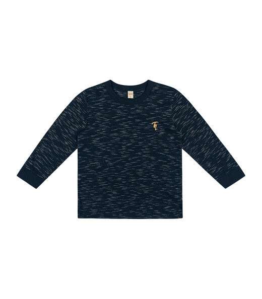Camiseta Infantil Masculina Manga Longa Trick Nick Azul