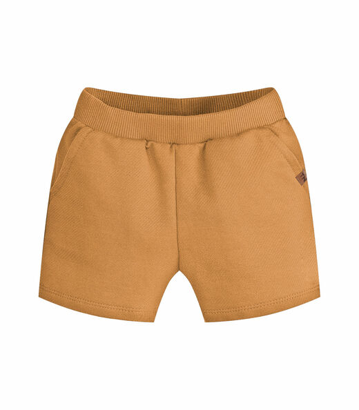 Conjunto Infantil Camiseta Com Bermuda Trick Nick Bege