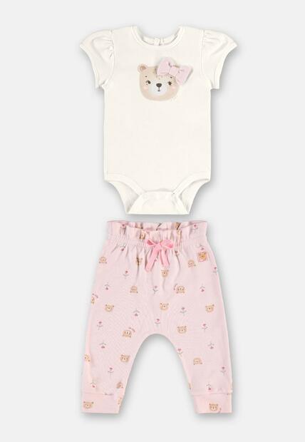 Conjunto Bebê Body e Calça Clochard Up Baby