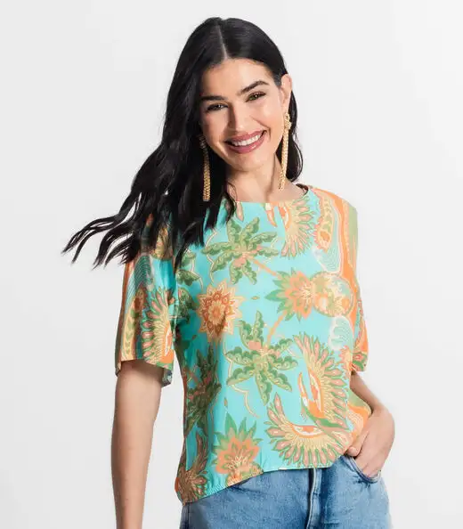 Blusa Feminina Infinita Cor Azul