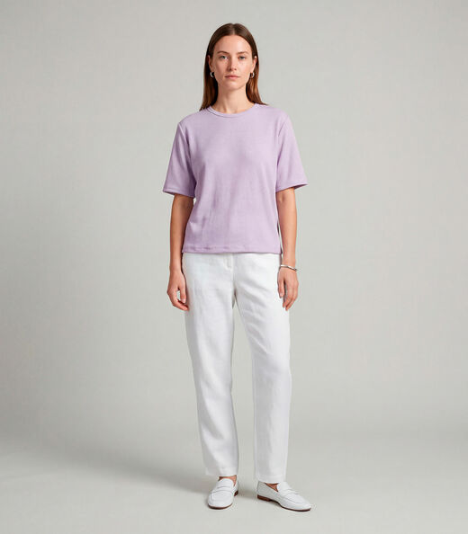 Image_Blusa Feminina 100% Poliéster Básica Infinita Cor Roxo