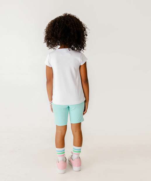 Conjunto Infantil Estampa Patins Marisa Tam 4 a 10