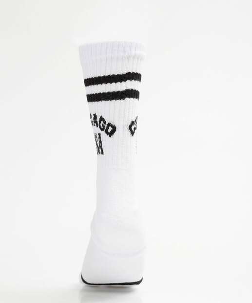 Meia Masculina Cano Longo Estampada MR