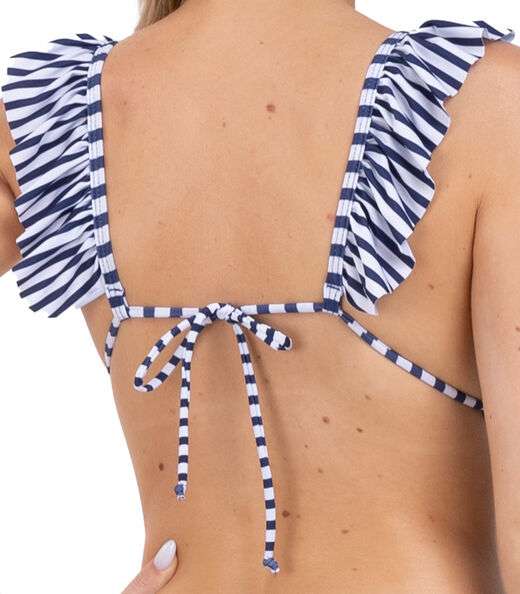 Top Biquíni Estampado Uni Femme Branco