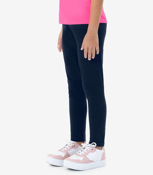 Calça Legging Infantil Feminina Rovitex Kids Azul