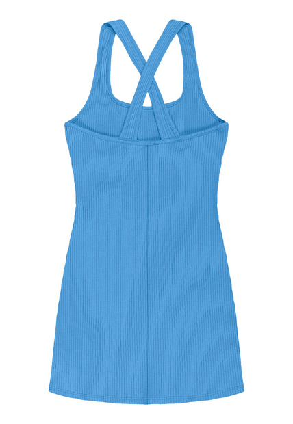 Vestido Juvenil em Ribana Canelada Gloss