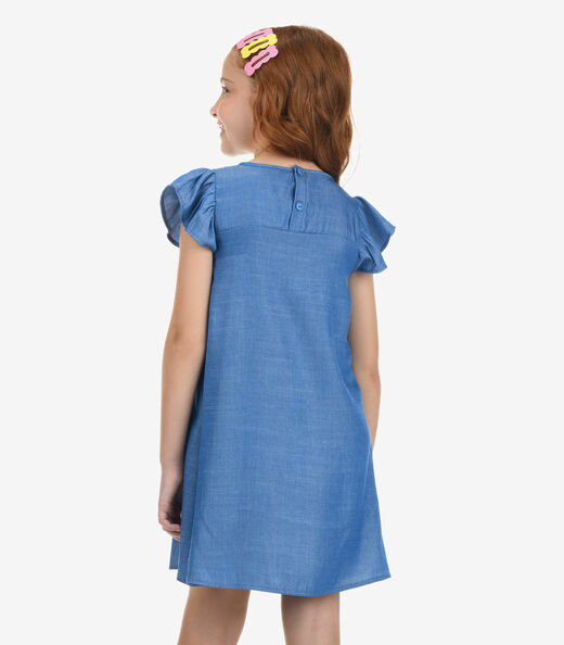 Vestido Liocel Rovi Kids Azul