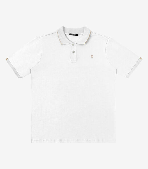 Image_Camisa Polo Masculina Cotton Leve UV Diametro Branco