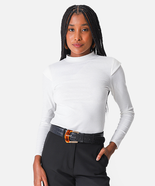 Image_Blusa Feminina Canelada Manga Longa Marisa Off White