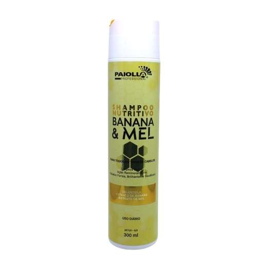 Image_Shampoo Nutritivo Banana E Mel Paiolla 300ml Cabelos Fortes