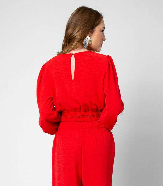 Blusa Feminina Manga Longa Endless Vermelho