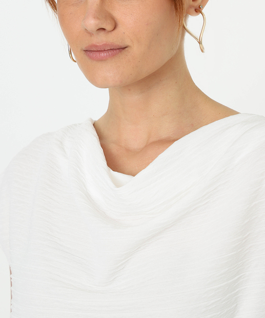 Blusa Feminina Degagê Textura Marisa Off White