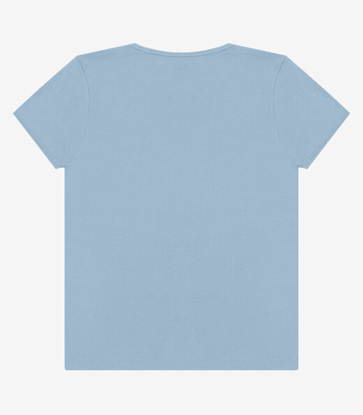 Blusa T-Shirt Feminina Estampada Select Azul