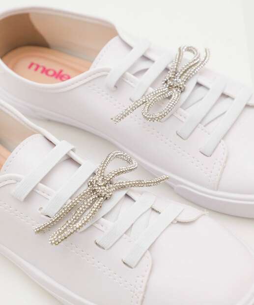 Tênis Casual Feminino Laço Moleca