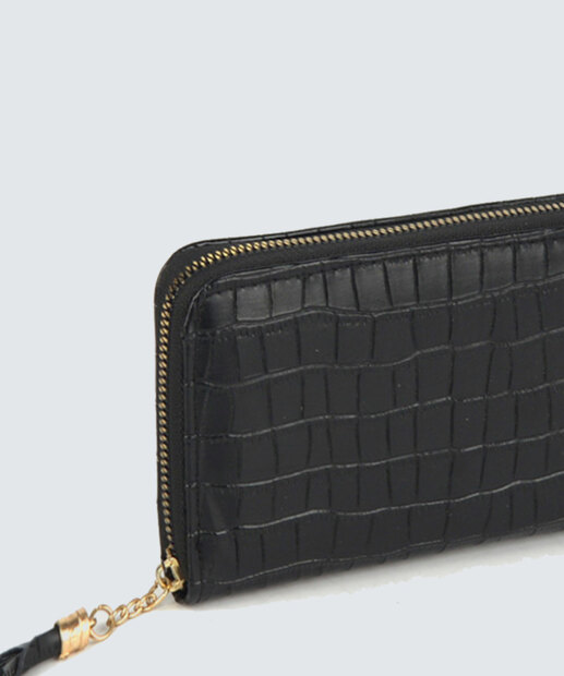 Carteira Feminina Textura Croco Gash