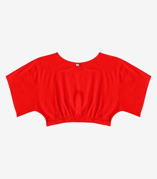 Blusa Feminina Em Viscose Infinita Cor Laranja