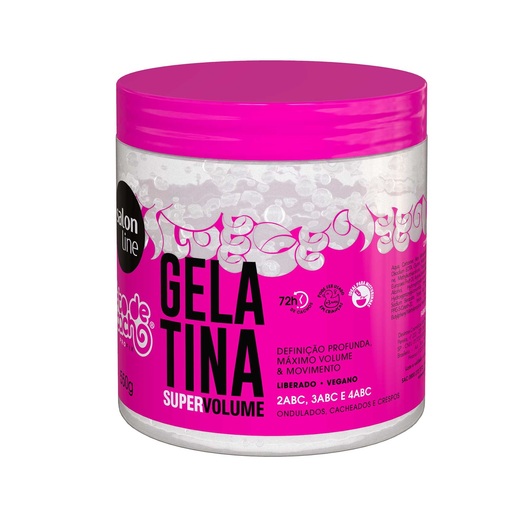 Gelatina Salon Line todecacho Super Volume 550g