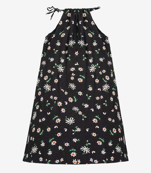 Vestido Curto Feminino Em Viscolinho Select Preto