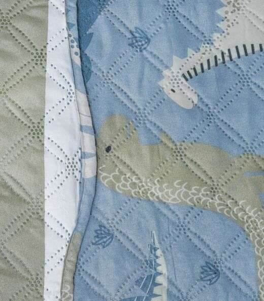 Jogo Cobre Leito Dupla Face Casal Bene Casa Azul