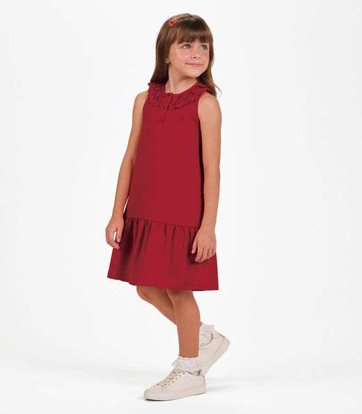 Vestido Cotton Leve Trick Nick Vermelho