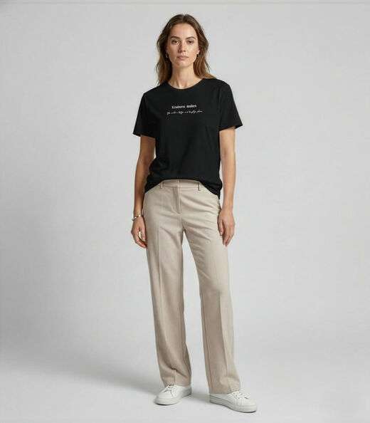 Image_Blusa Feminina Manga Curta Infinita Cor Preto